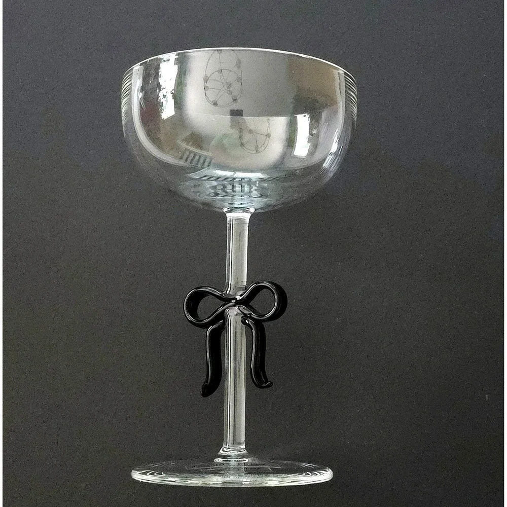 Anthropologie Benedita‎ Bow Coupe Champagne Wine Glass